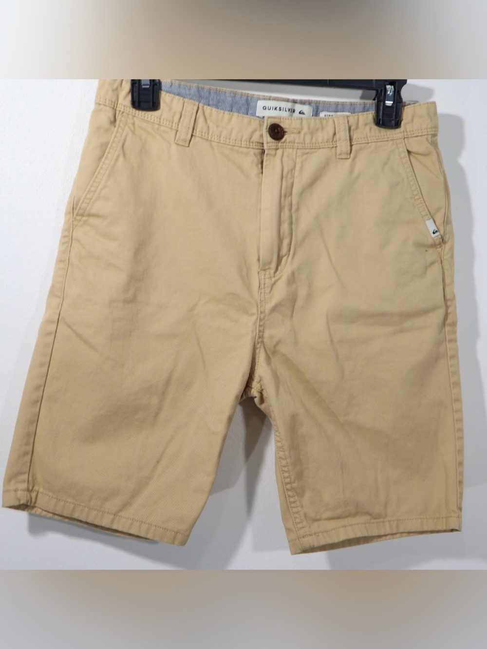 Quiksilver Light Beige Casual Shorts